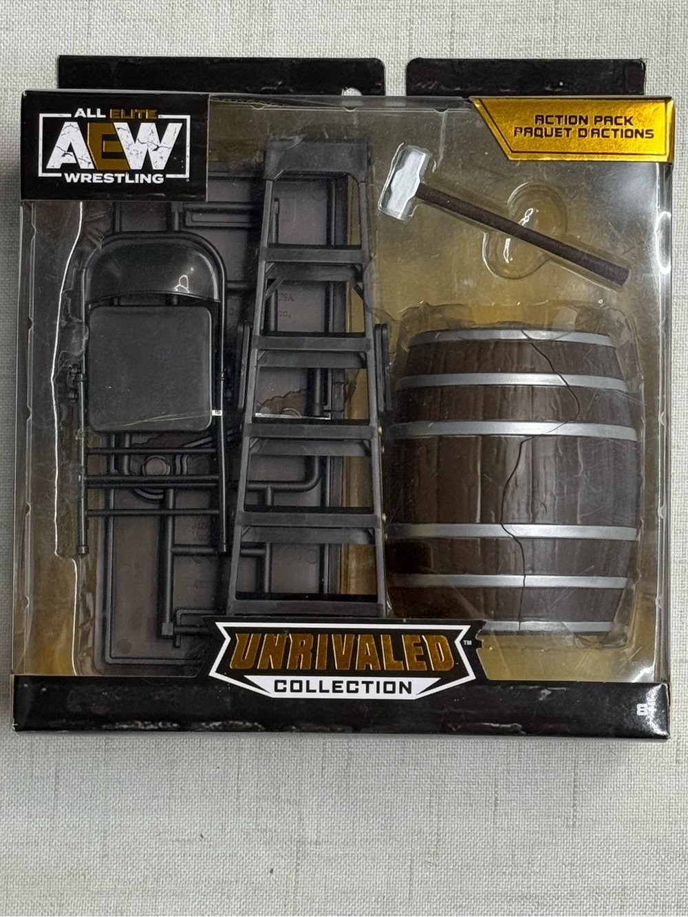 2021 AEW Jazwares Unrivaled Collection Accessory Sets: Action Pack [Version 2]